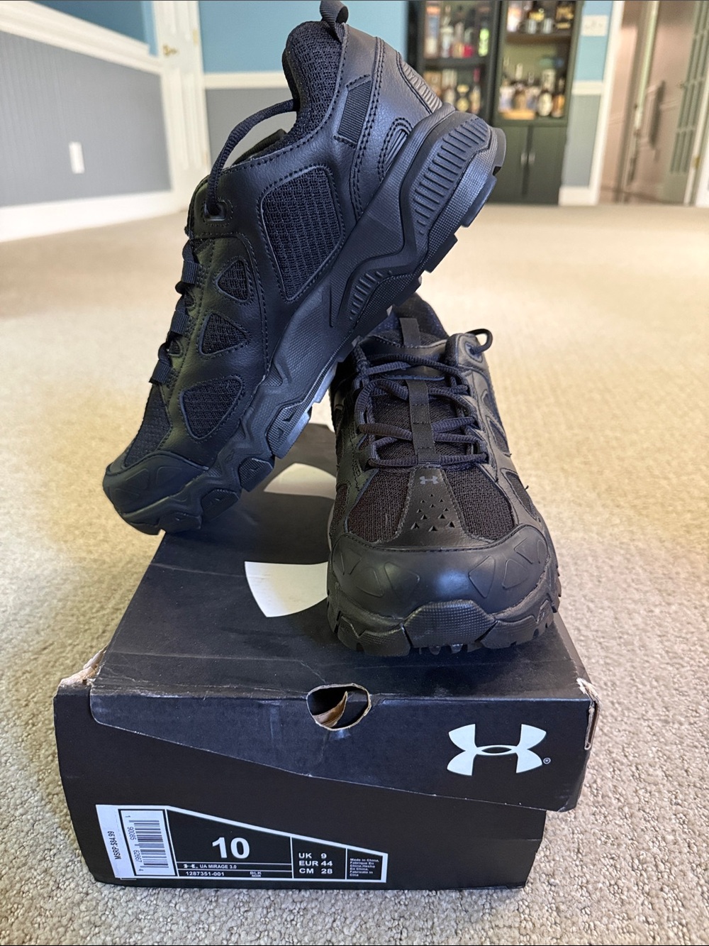 Under Armour Mirage 3.0 - Black Tactical Trail Sneakers